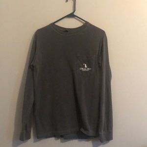 Long-Sleeve Charcoal Grey Local Boy T-Shirt